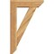 Ekena Millwork Traditional Slat Rough Sawn Bracket w/ Offset Brace, Western Red Cedar, 6"W x 20"D x 32"H BKT0604X20X32TRA06RWR - alternate 2